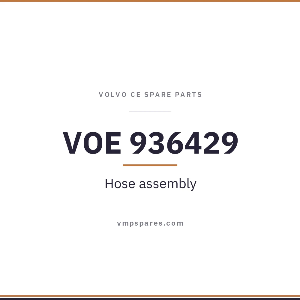 VOE 936429 – Hose assembly