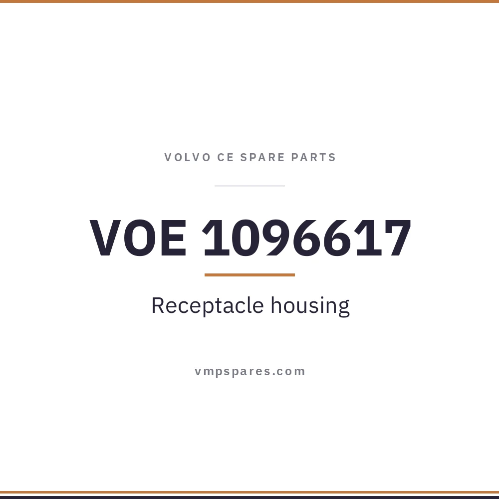 VOE 1096617 – Receptacle housing