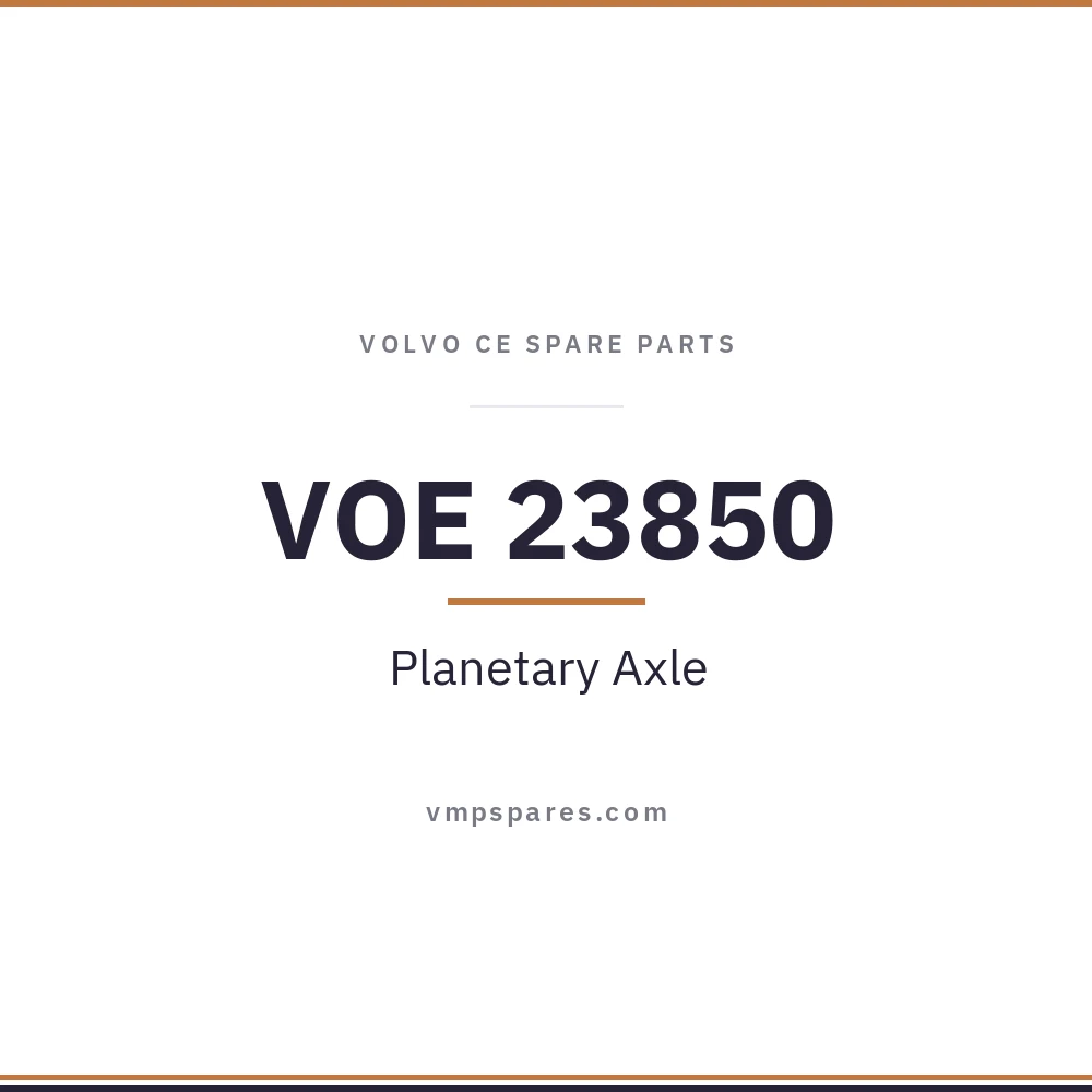 VOE 23850 – Planetary Axle