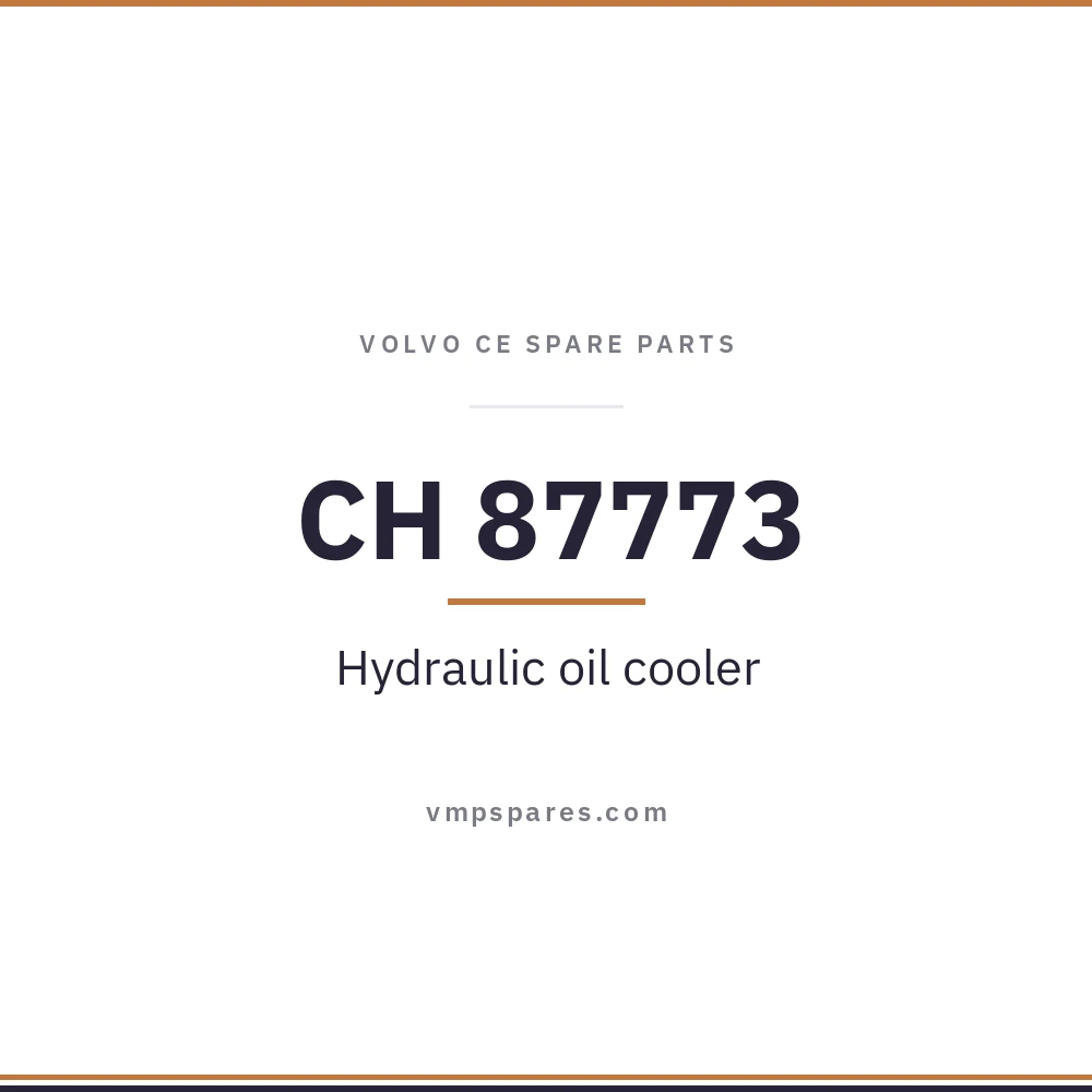 CH 87773 – Hydraulic oil cooler