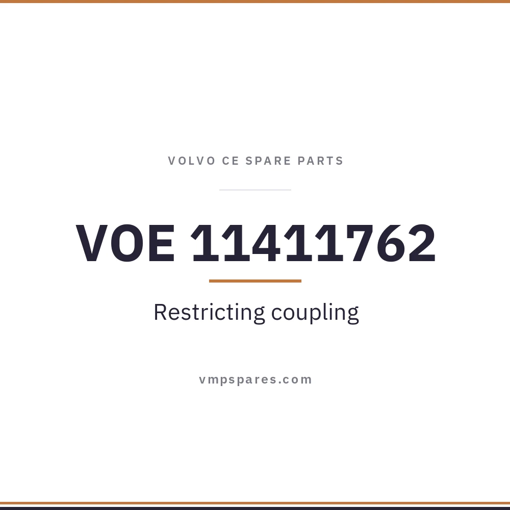 VOE 11411762 – Restricting coupling