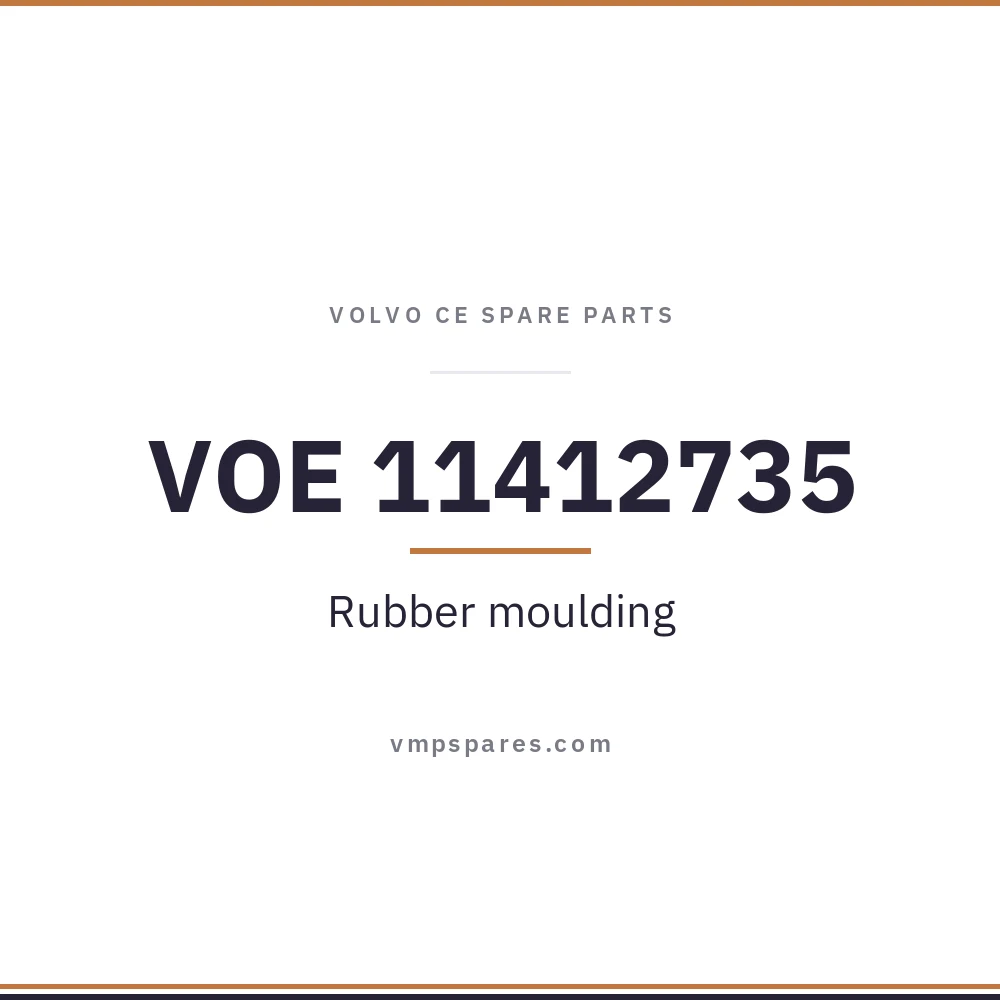 VOE 11412735 – Rubber moulding