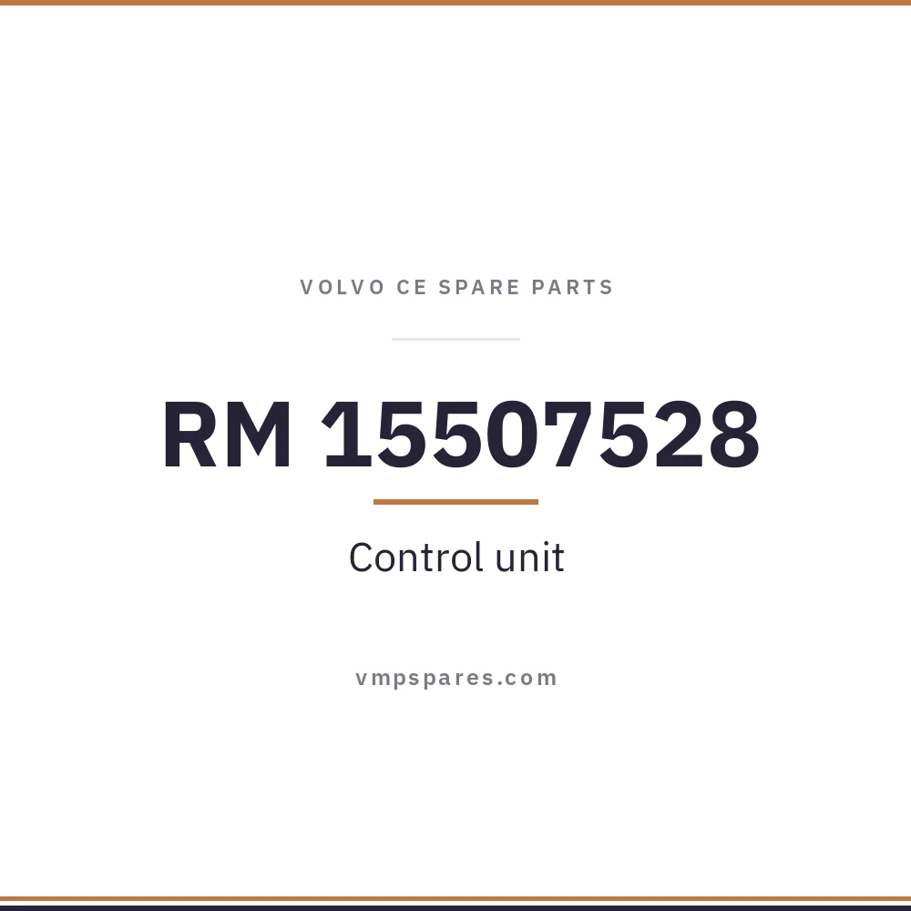 RM 15507528 – Control unit