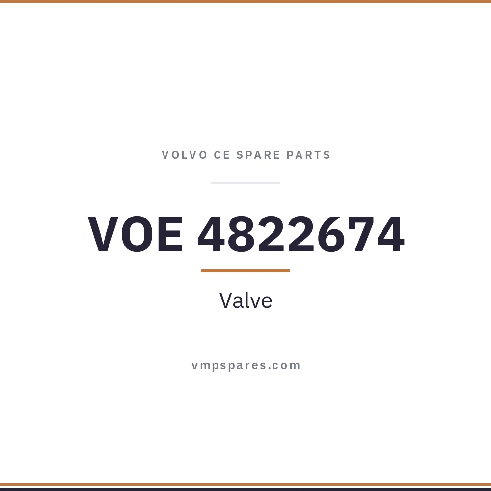 VOE 4822674 – Valve