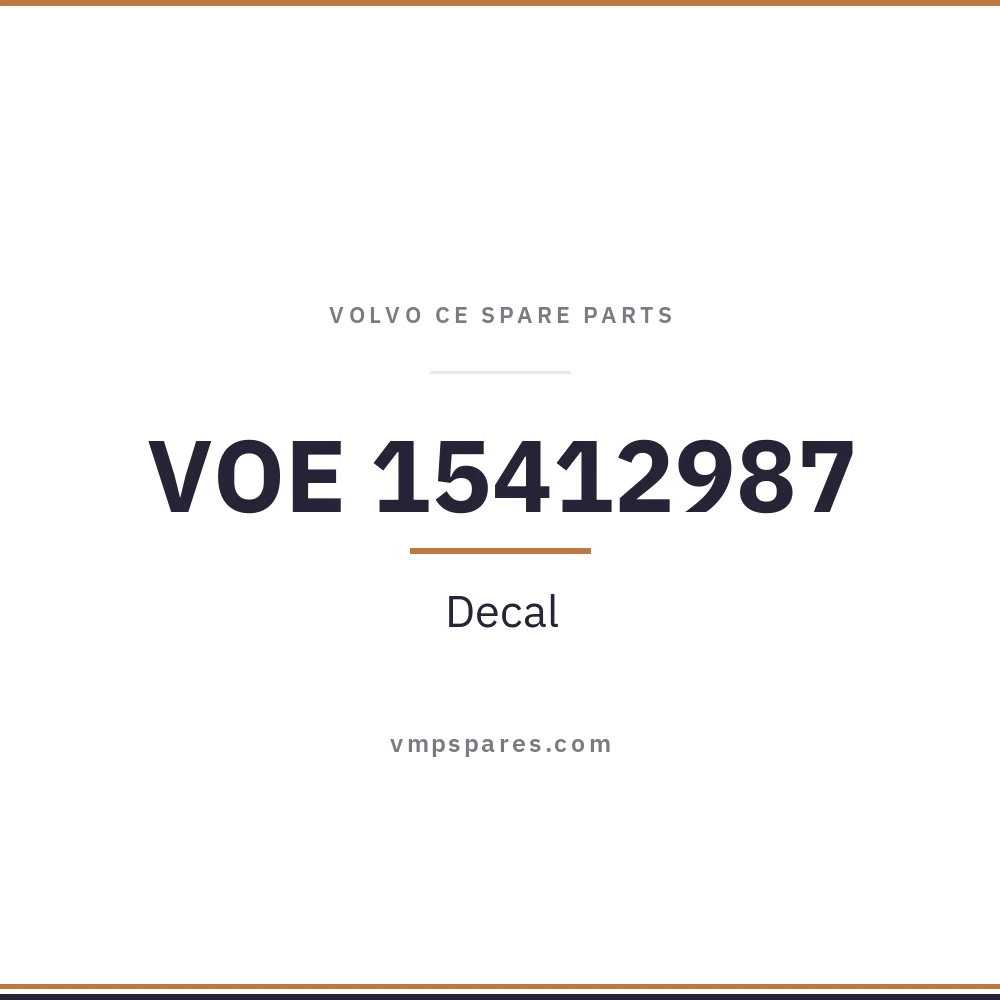 VOE 15412987 – Decal