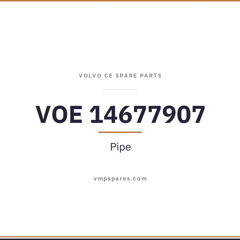 VOE 14677907 – Pipe