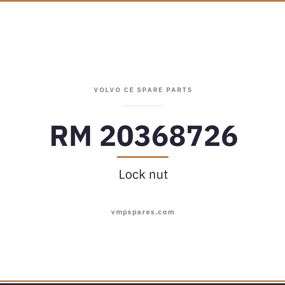 RM 20368726 – Lock nut