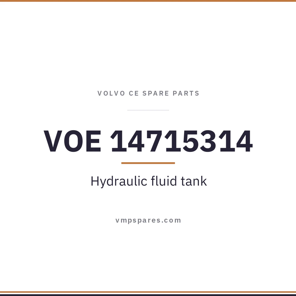 VOE 14715314 – Hydraulic fluid tank