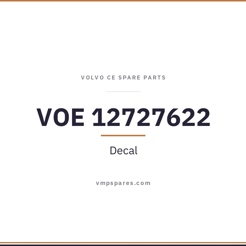 VOE 12727622 – Decal