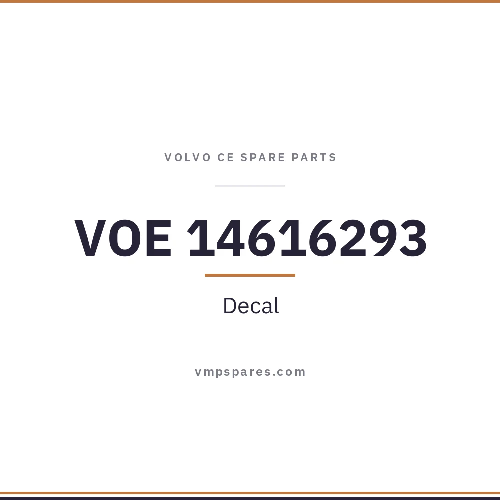 VOE 14616293 – Decal