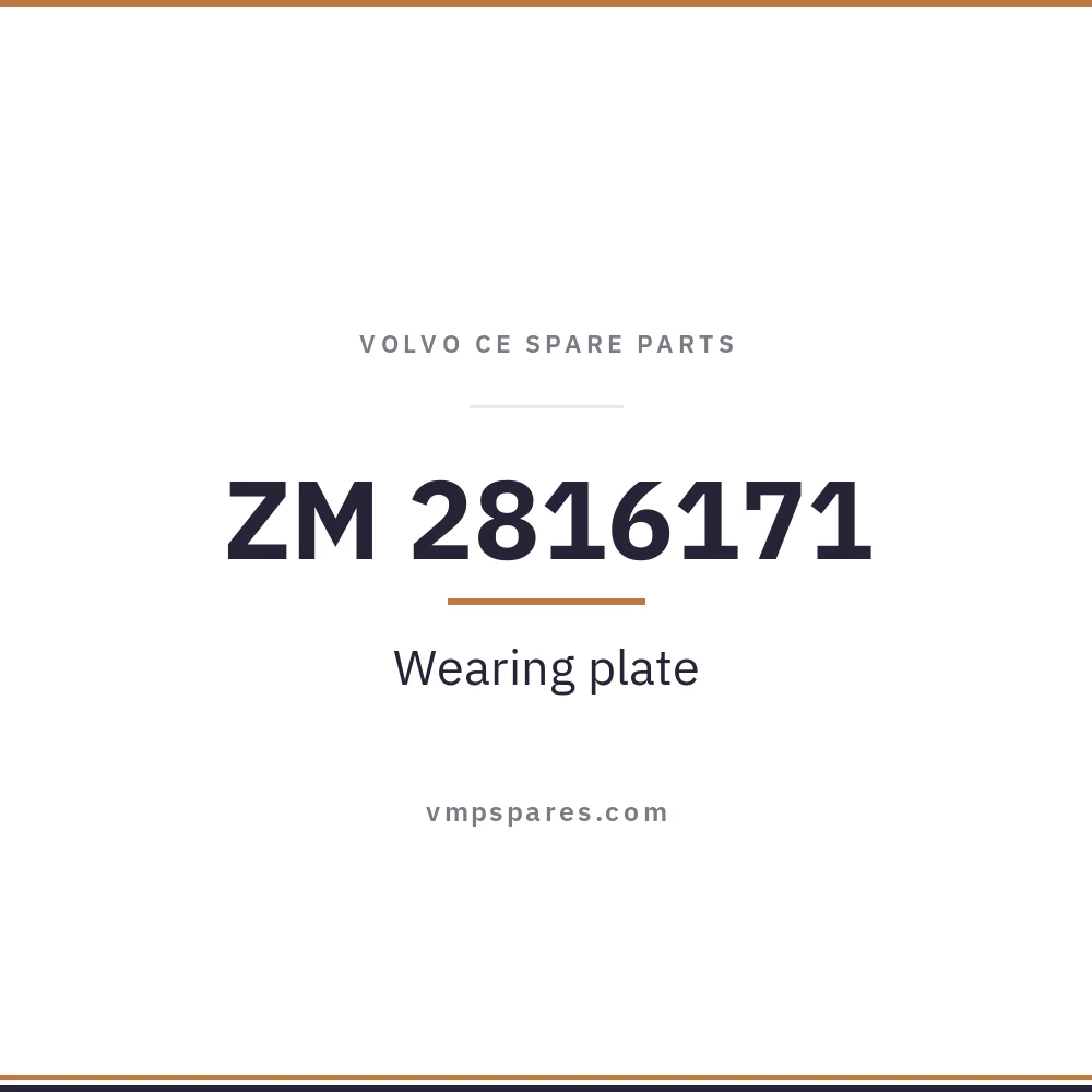 ZM 2816171 – Wearing plate