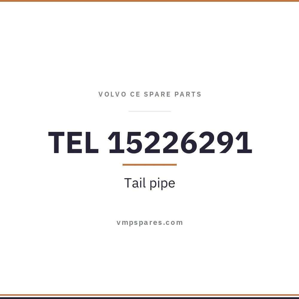 TEL 15226291 – Tail pipe