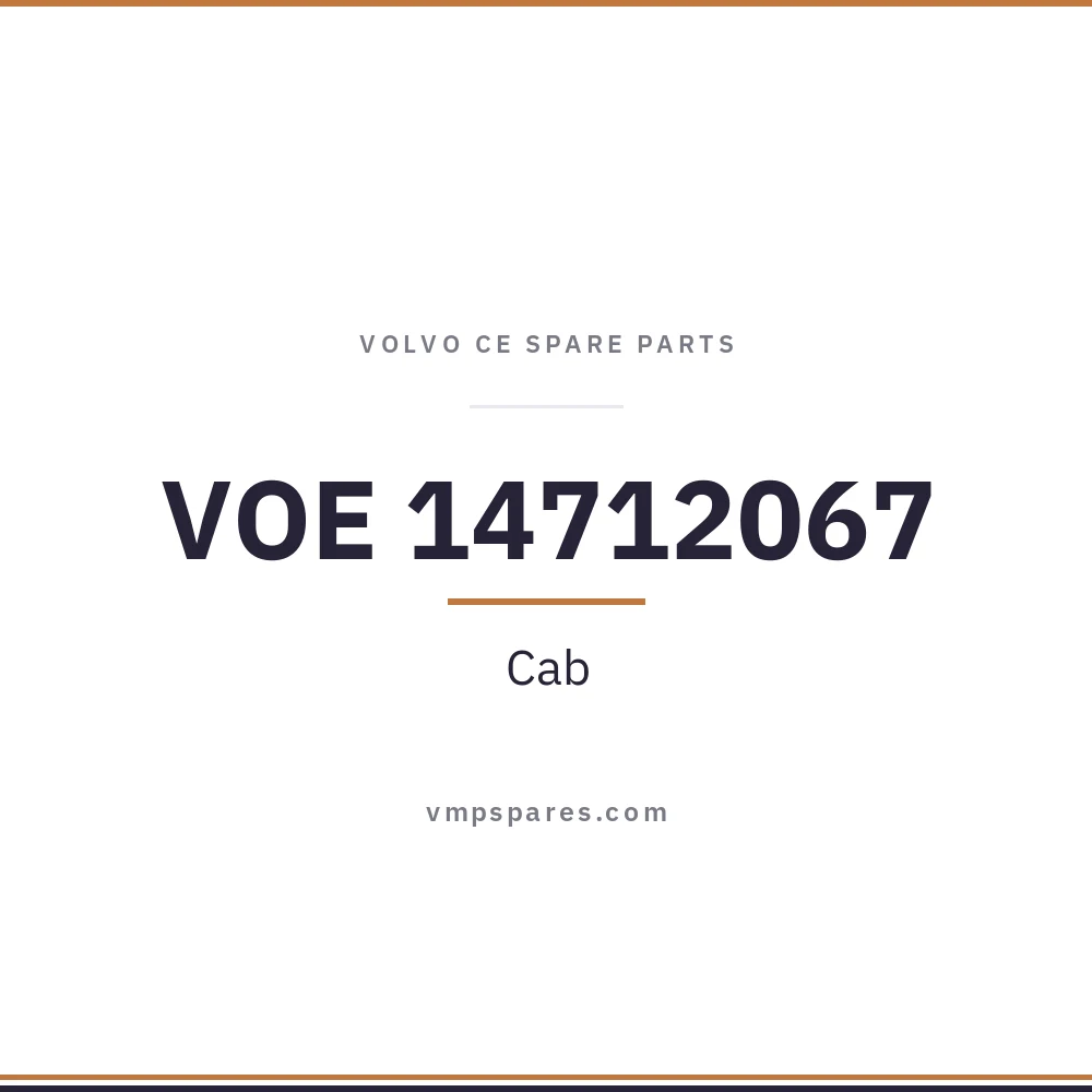 VOE 14712067 – Cab