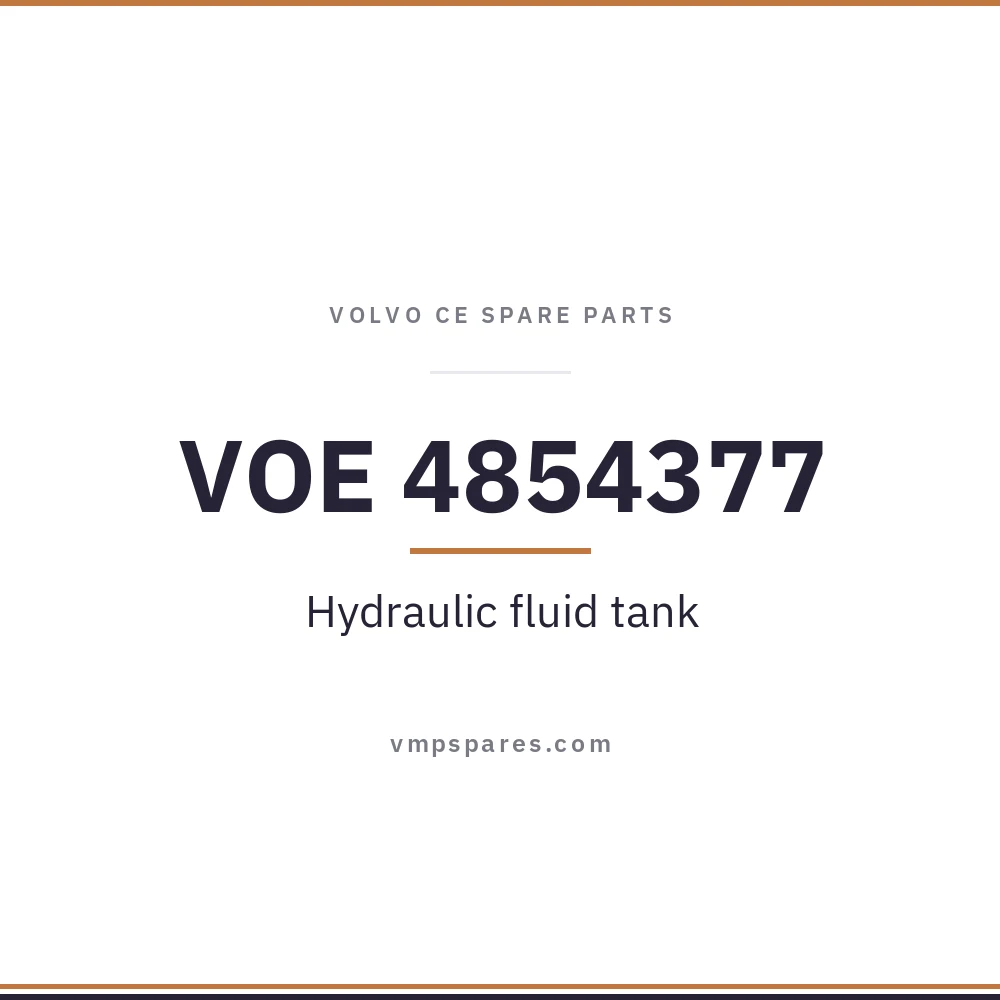 VOE 4854377 – Hydraulic fluid tank