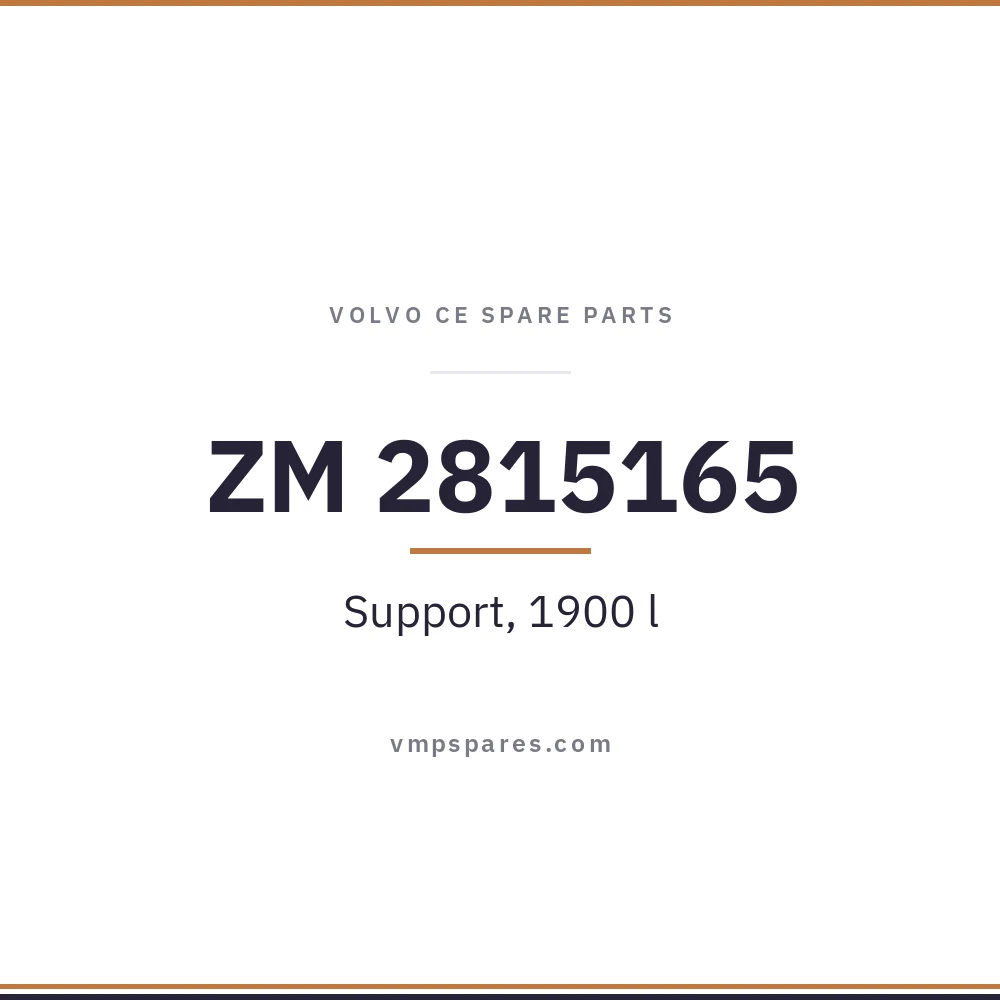 ZM 2815165 – Support, 1900 l