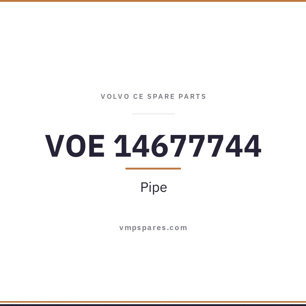 VOE 14677744 – Pipe