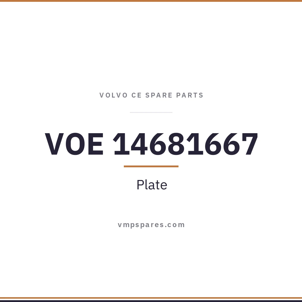 VOE 14681667 – Plate