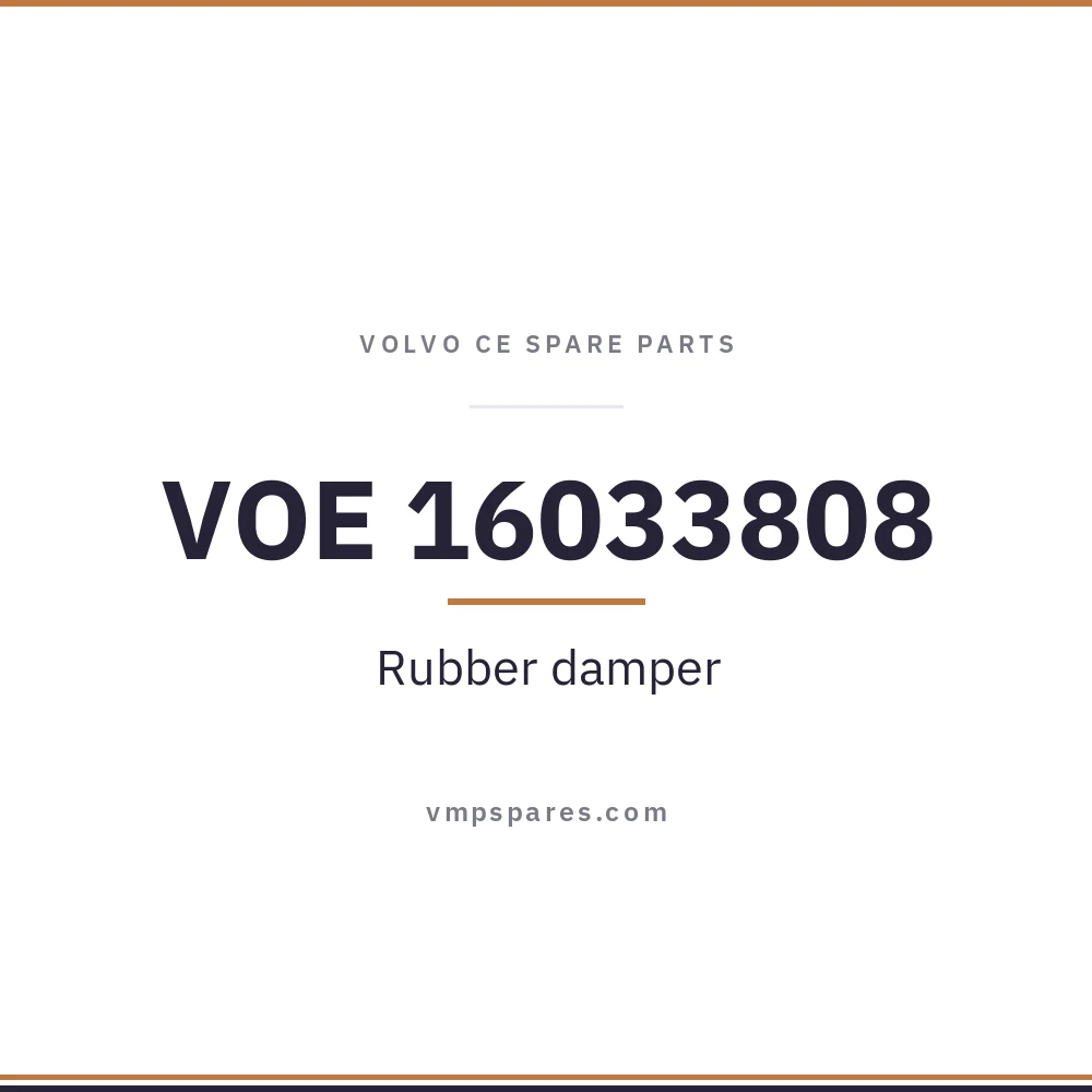 VOE 16033808 – Rubber damper