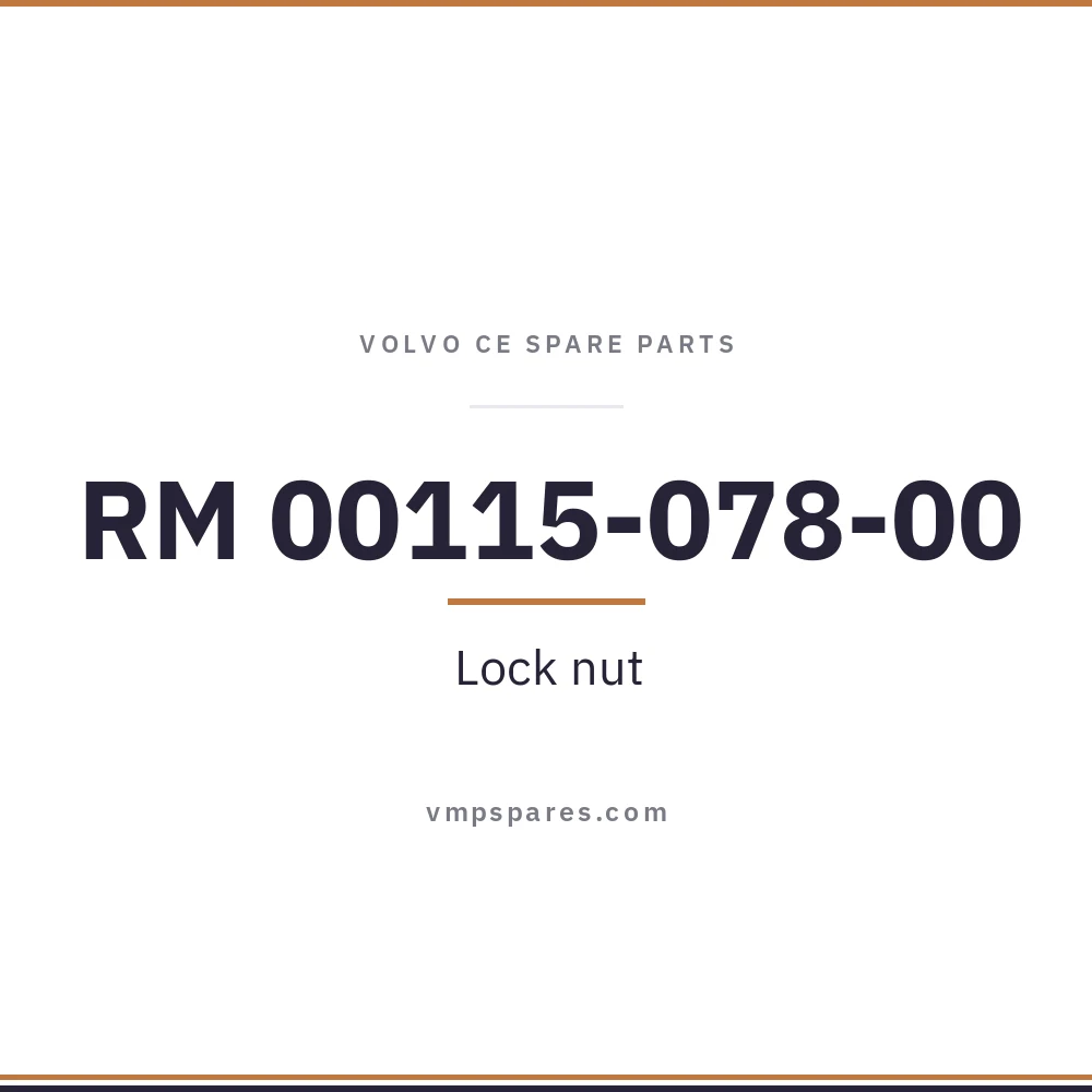 RM 00115-078-00 – Lock nut