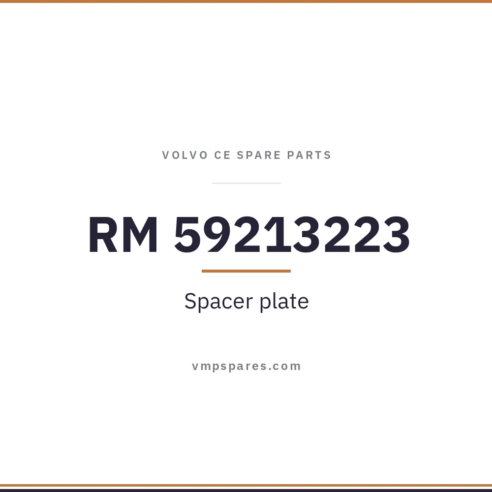RM 59213223 – Spacer plate