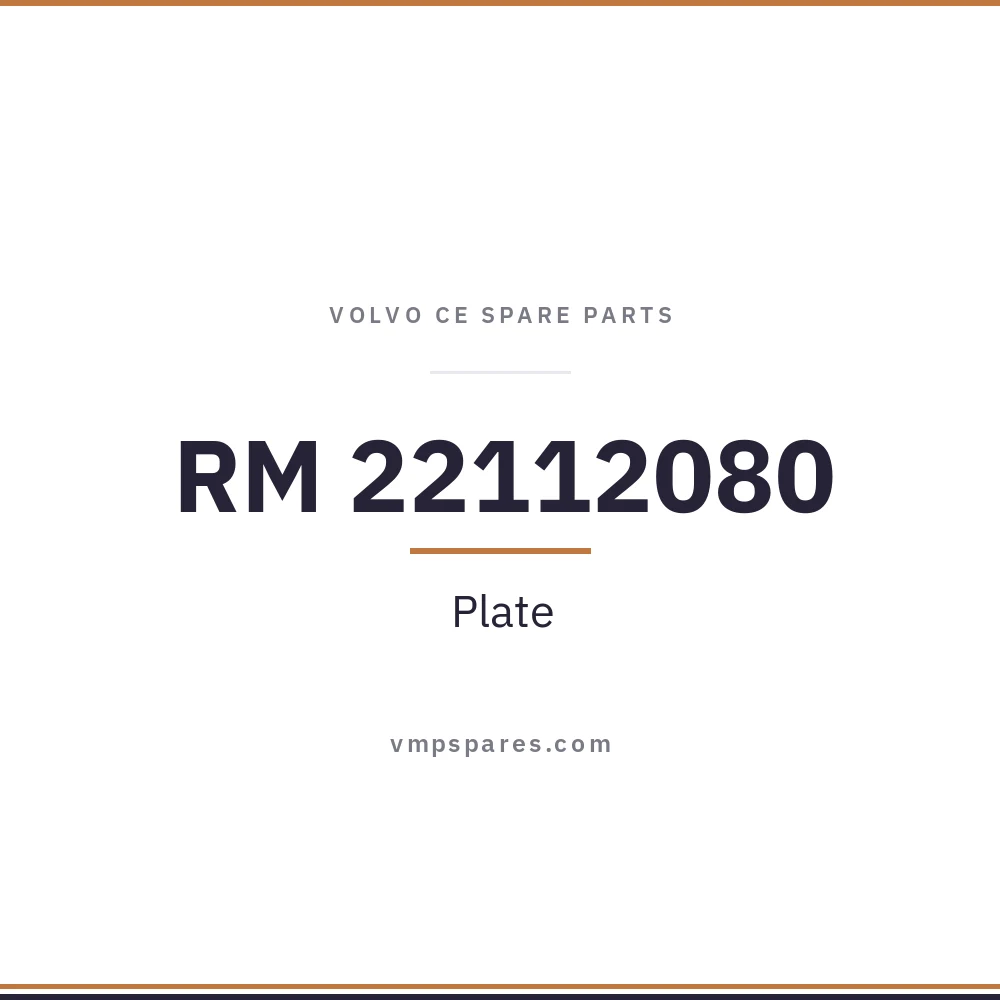 RM 22112080 – Plate