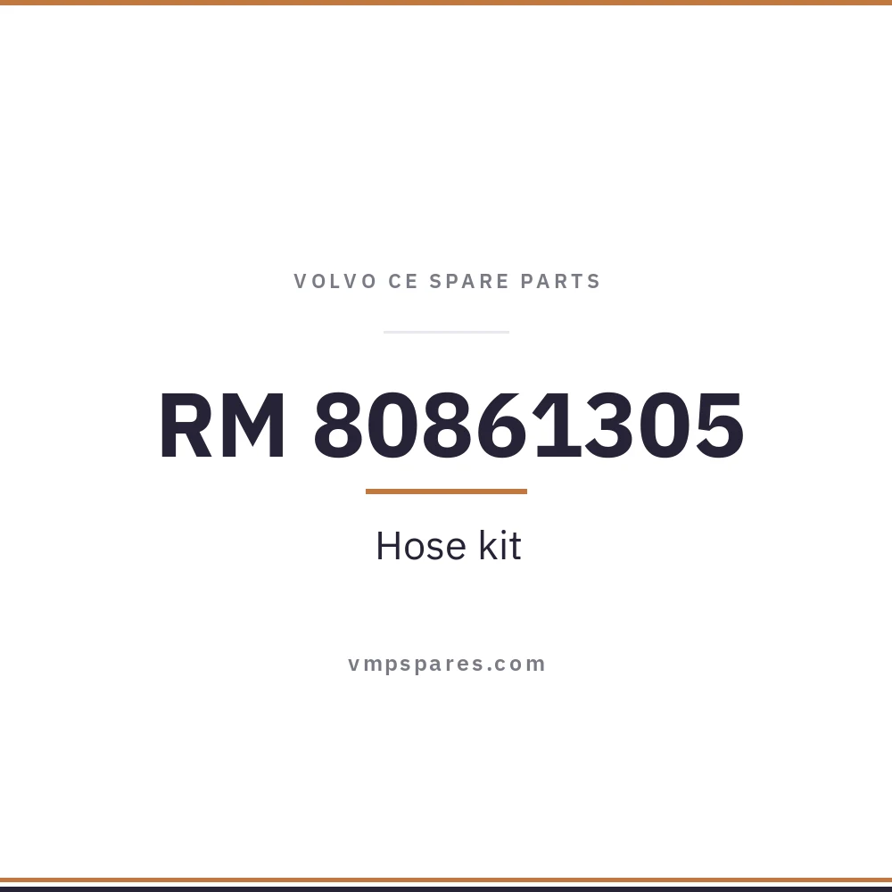 RM 80861305 – Hose kit