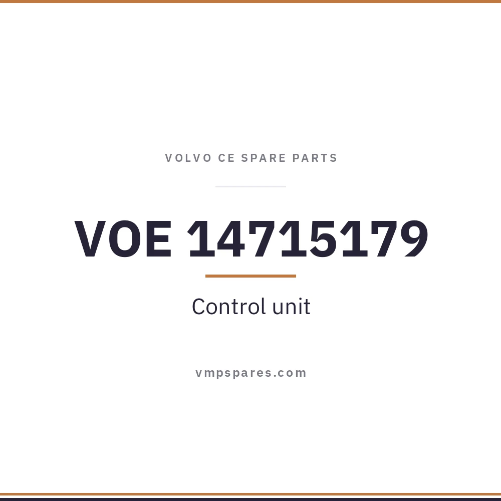 VOE 14715179 – Control unit
