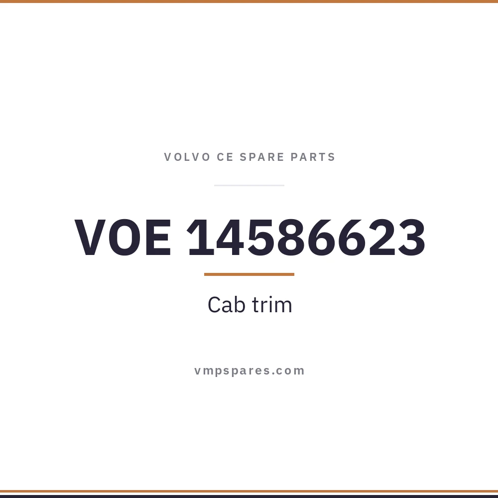 VOE 14586623 – Cab trim