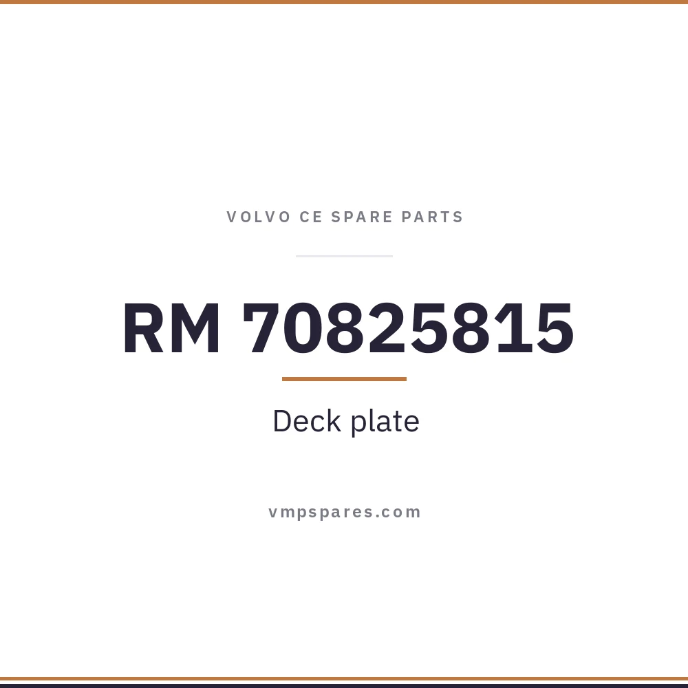 RM 70825815 – Deck plate