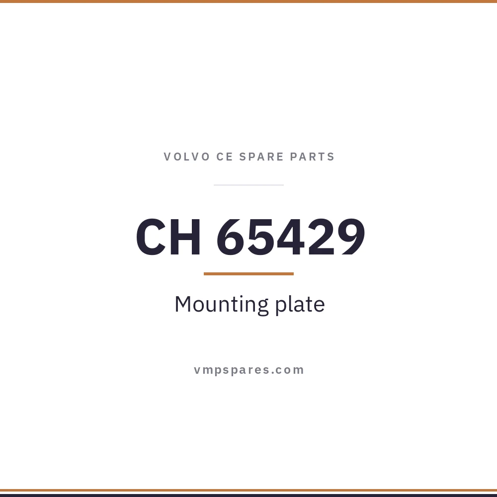 CH 65429 – Mounting plate