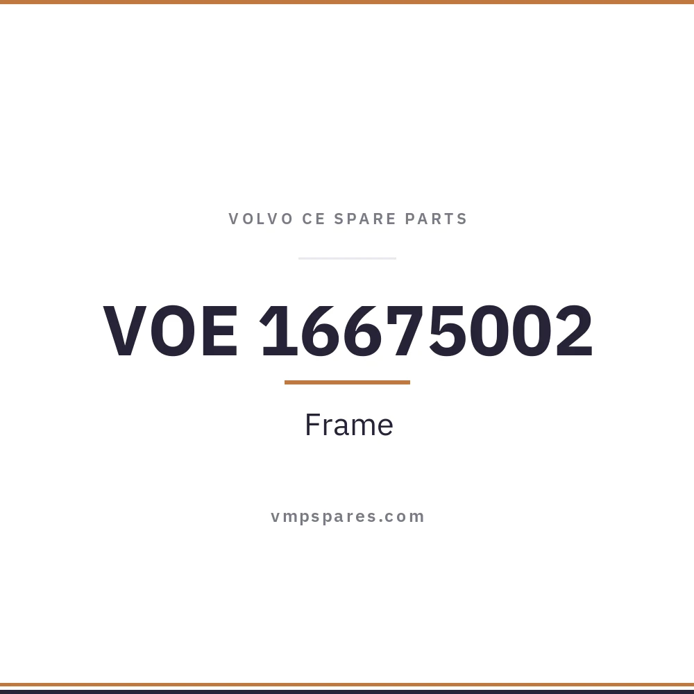 VOE 16675002 – Frame
