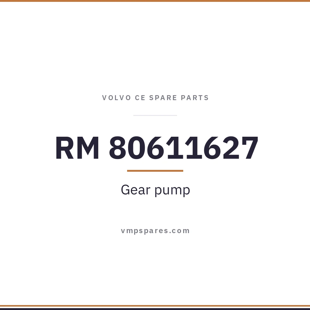 RM 80611627 – Gear pump