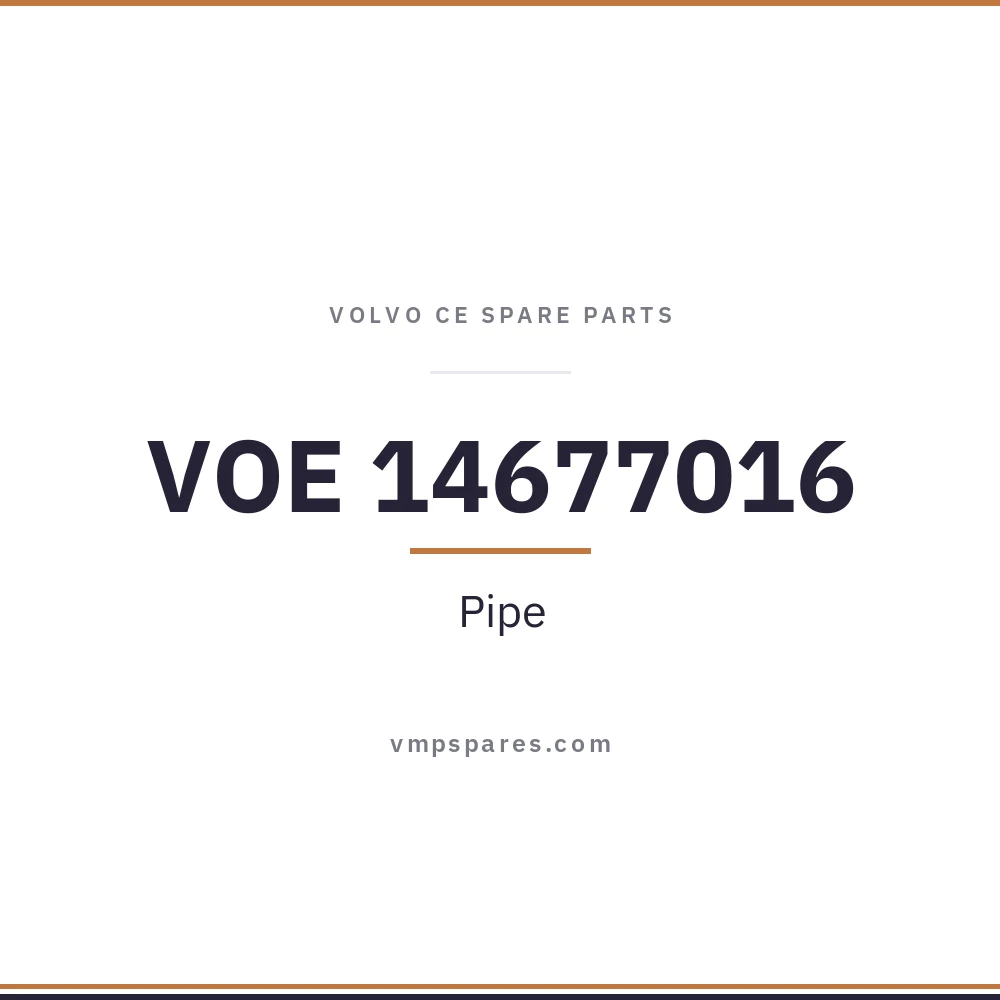VOE 14677016 – Pipe