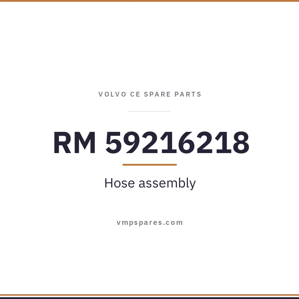 RM 59216218 – Hose assembly