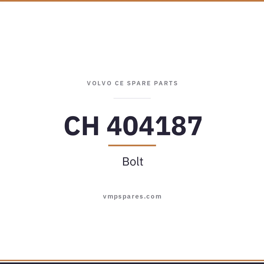 CH 404187 – Bolt