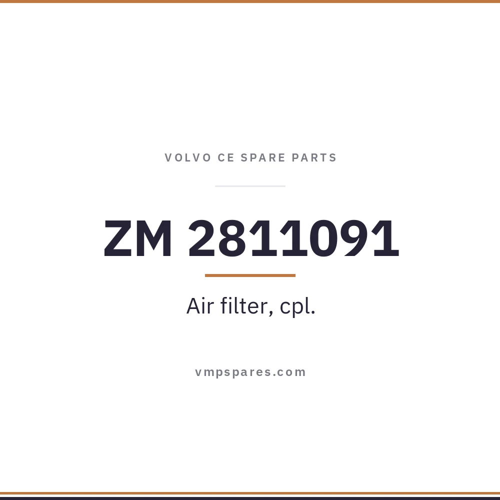 ZM 2811091 – Air filter, cpl.