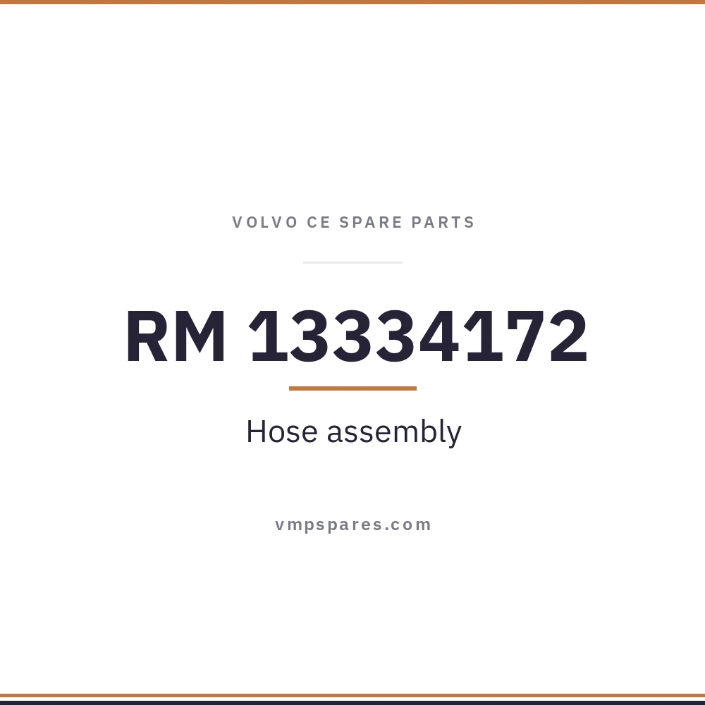 RM 13334172 – Hose assembly