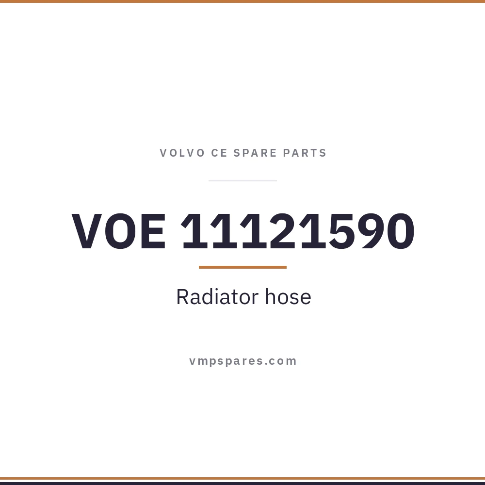 VOE 11121590 – Radiator hose
