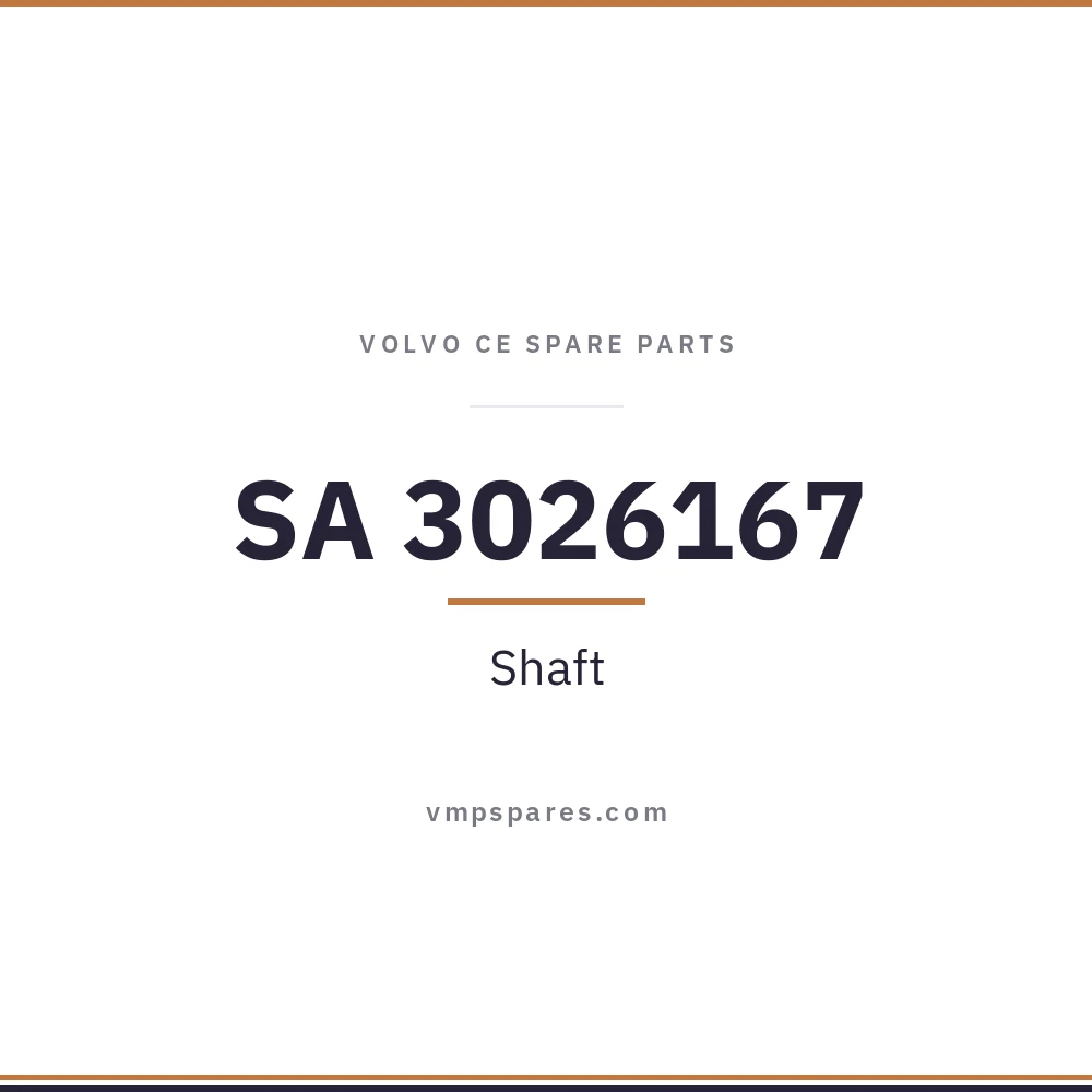 SA 3026167 – Shaft