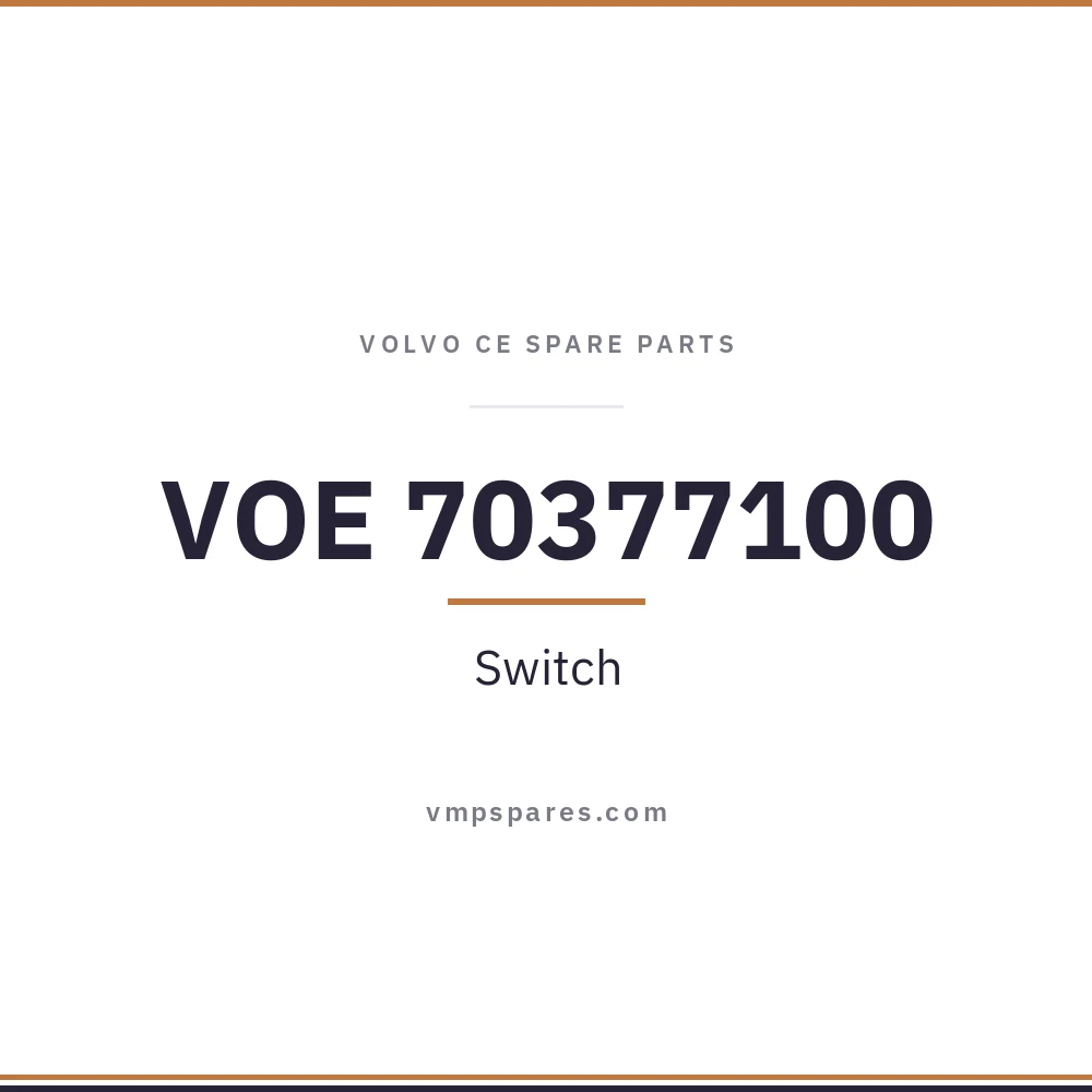 VOE 70377100 – Switch