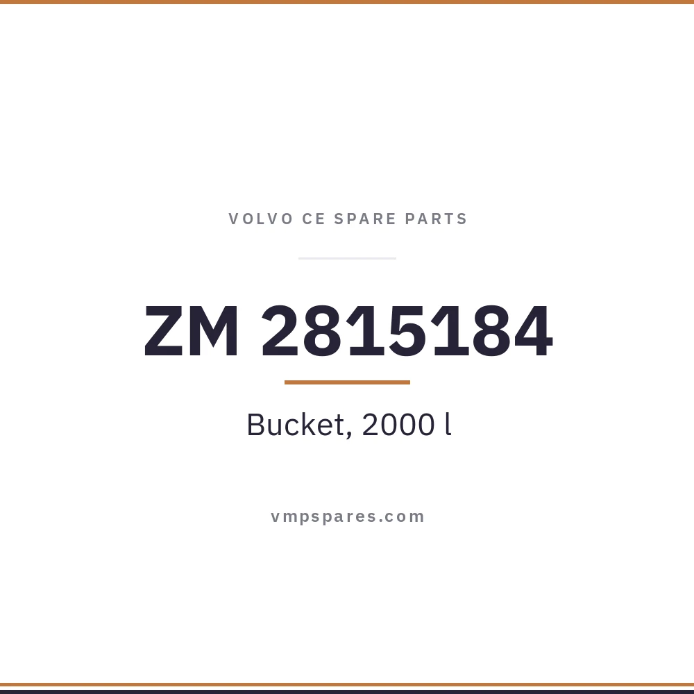 ZM 2815184 – Bucket, 2000 l