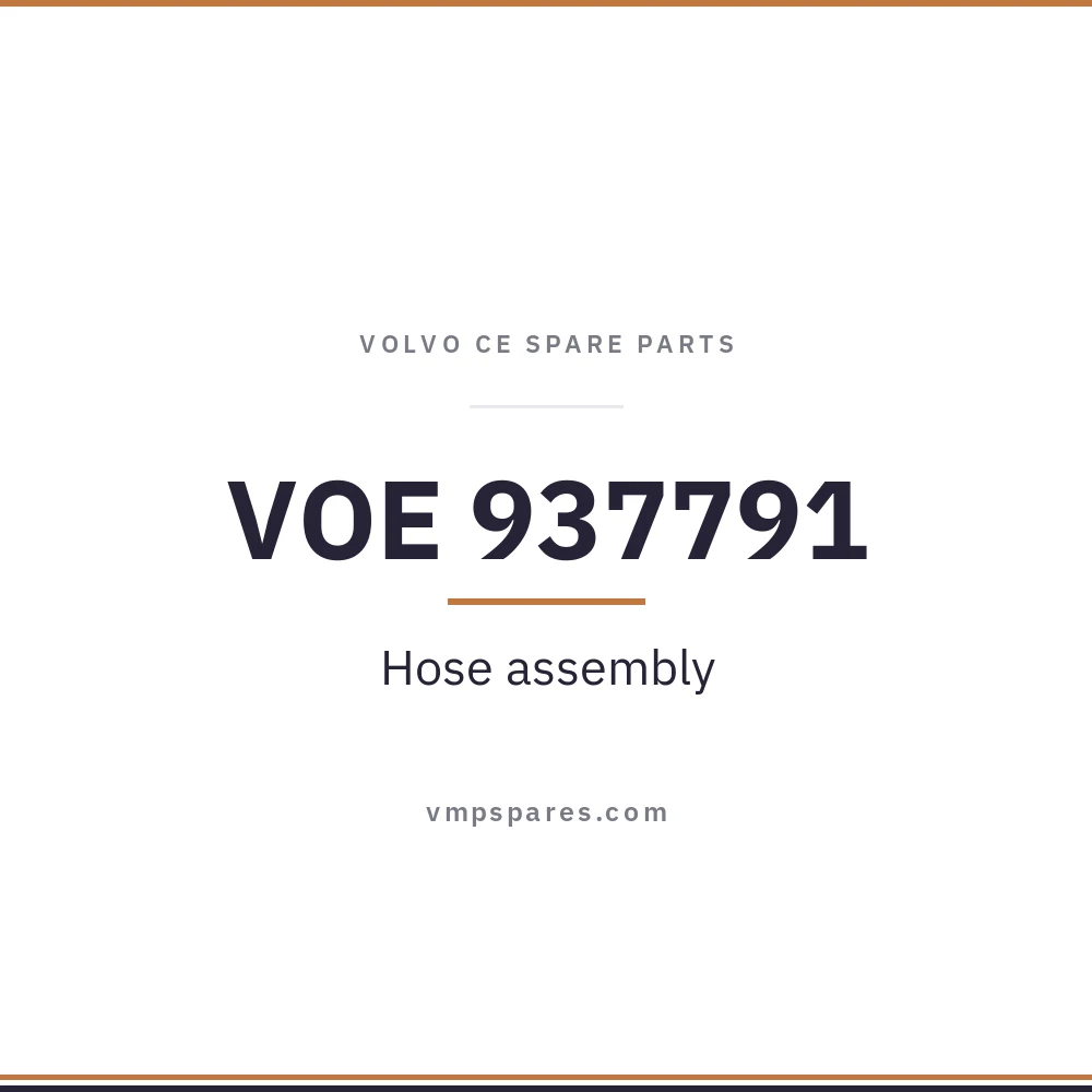 VOE 937791 – Hose assembly