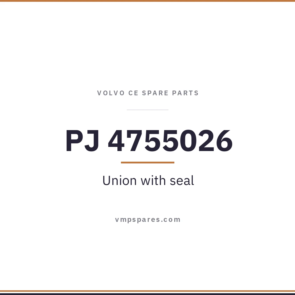 PJ 4755026 – Union with seal