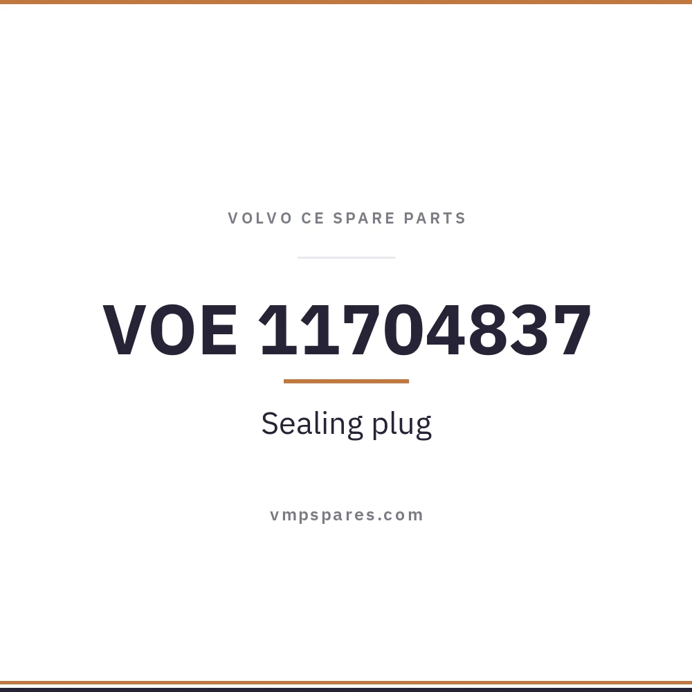 VOE 11704837 – Sealing plug