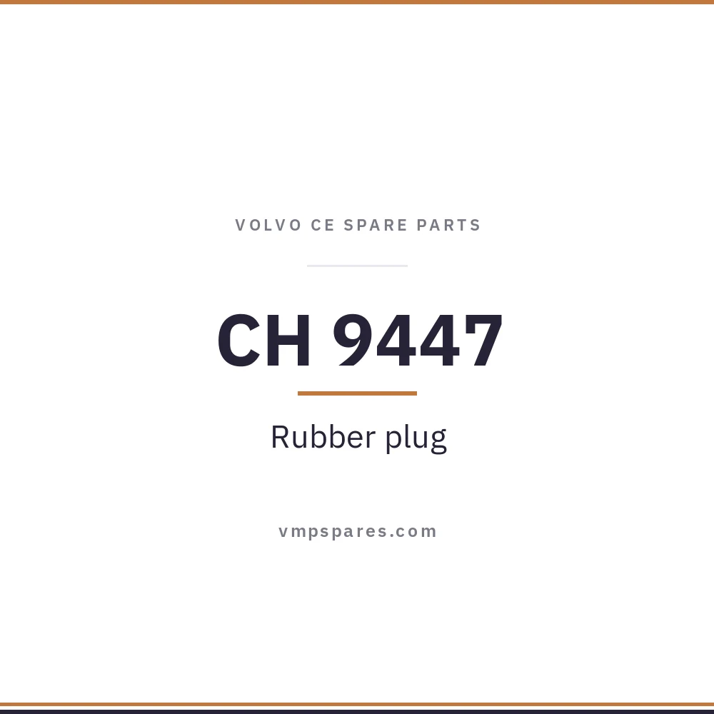 CH 9447 – Rubber plug