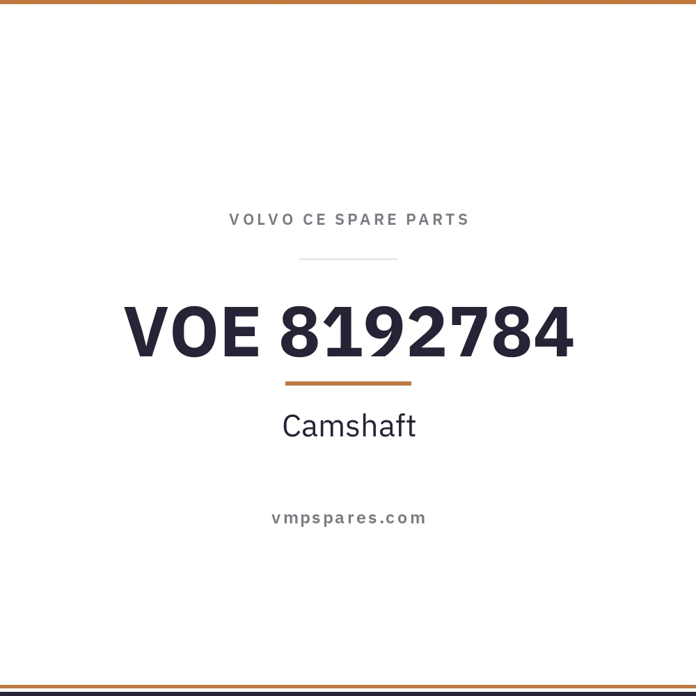VOE 8192784 – Camshaft