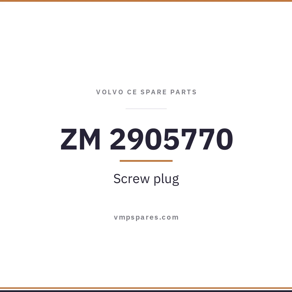 ZM 2905770 – Screw plug