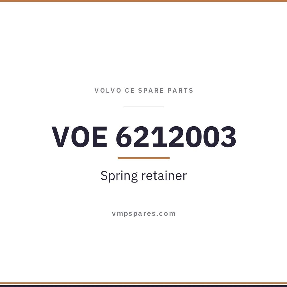 VOE 6212003 – Spring retainer