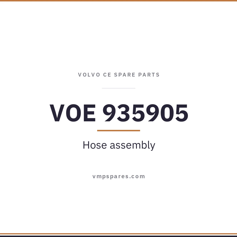 VOE 935905 – Hose assembly