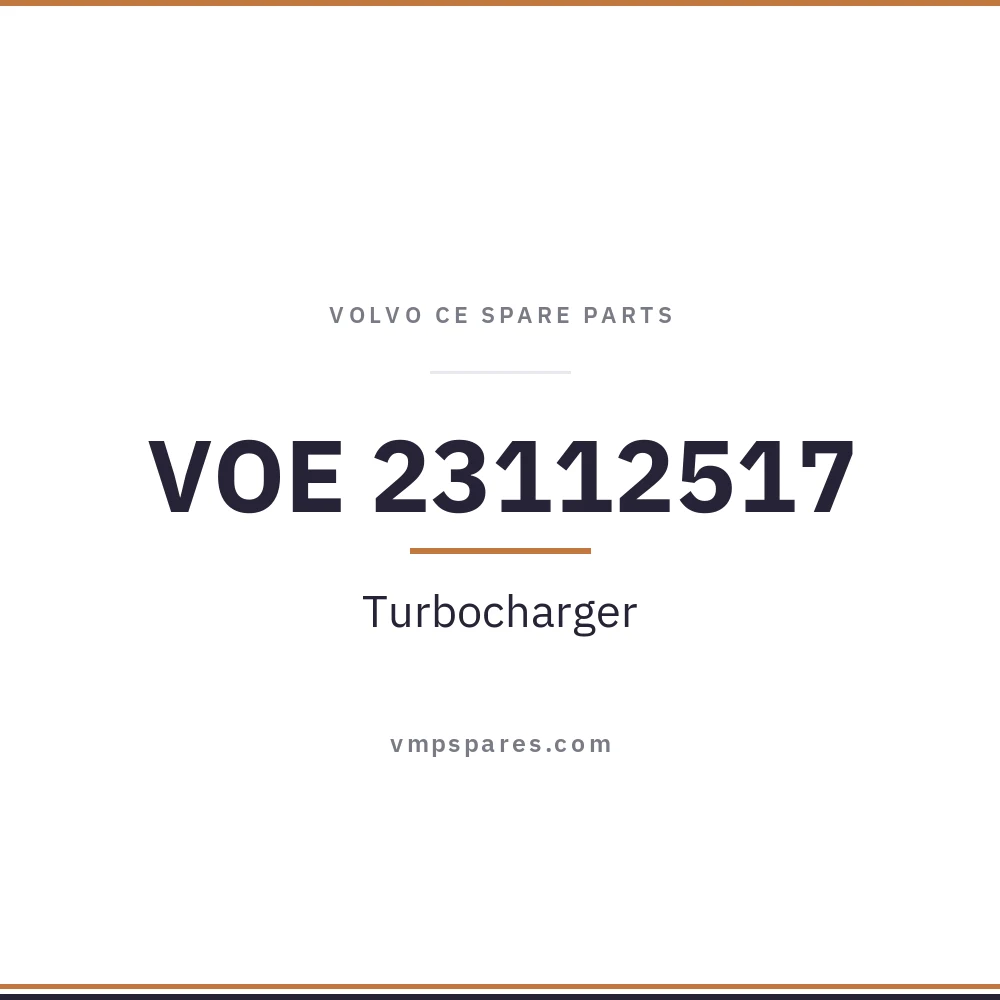 VOE 23112517 – Turbocharger